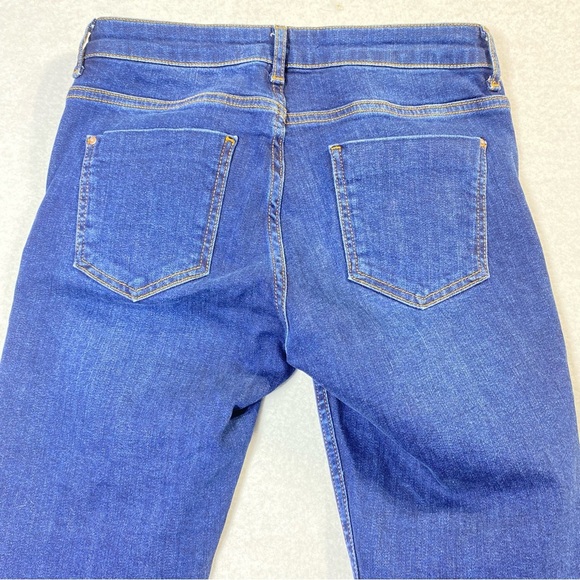 Zara Jeans Women's Sz 6 Blue Skinny Leg Low Rise Stretch Classic Casual Denim - Picture 7 of 13